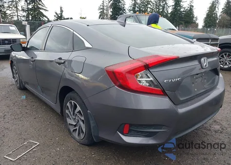 2018 Honda Civic Ex z USA, uszkodzony, nr VIN 2HGFC2F72JH579704
